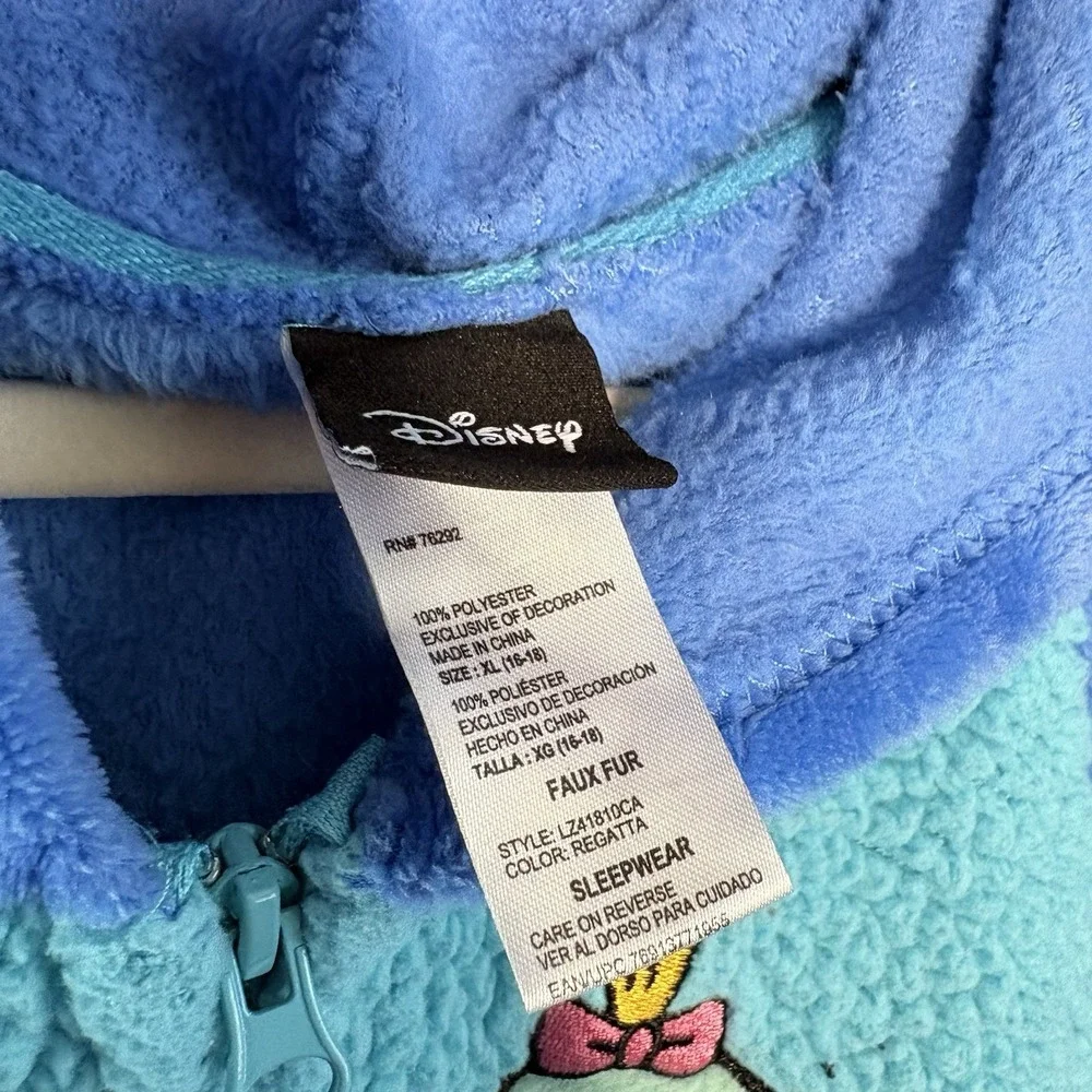 Disney Stitch Sleepsuit BodySuit One Piece Adult  Pajamas Size XL - Picture 3 of 4